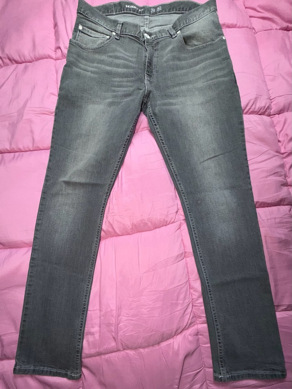 INC International Concepts Men's Gray Skinny Jeans 33x30